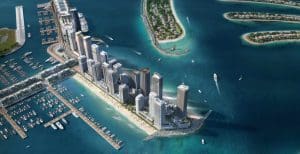 Emaar Beach Front Background