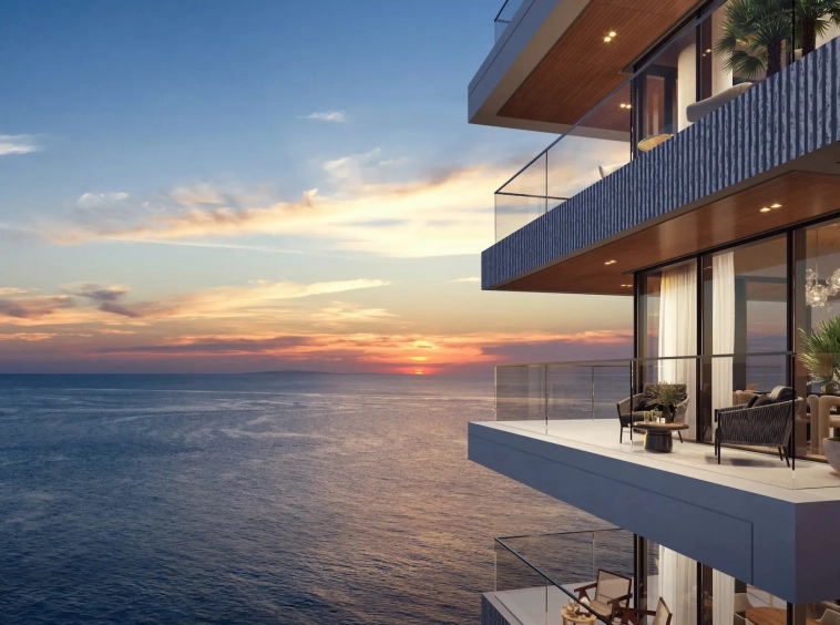 Meersicht Abendstimmung Projekt Ellington Cove