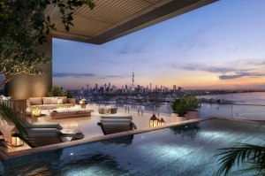 Orise Penthouse Terasse mit Burj Khalifa View