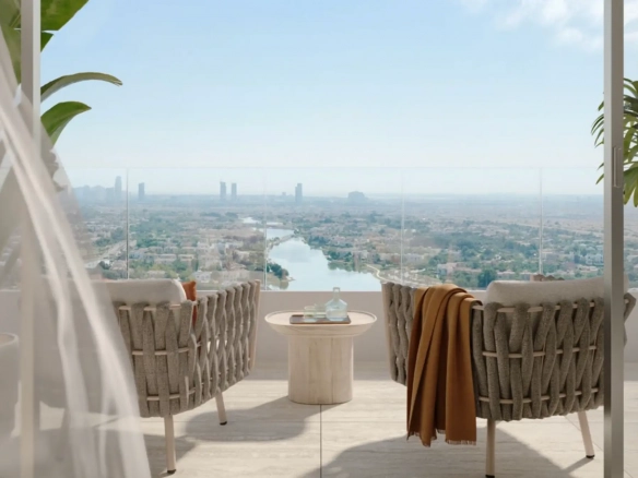 Serenia District Jumeirah Islands Dubai balcony