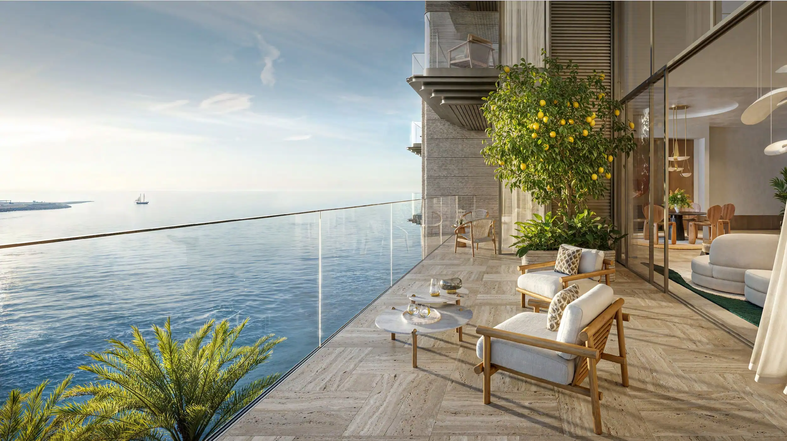 Solaya balcony beach view