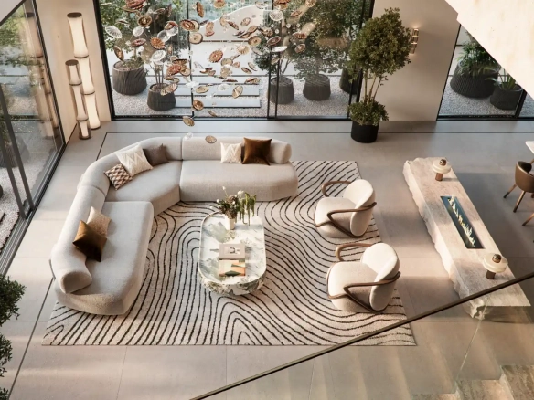 Talea DMC Penthouse Livingroom and dining