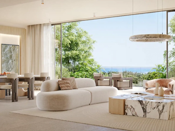 Talea DMC Penthouse Livingroom view