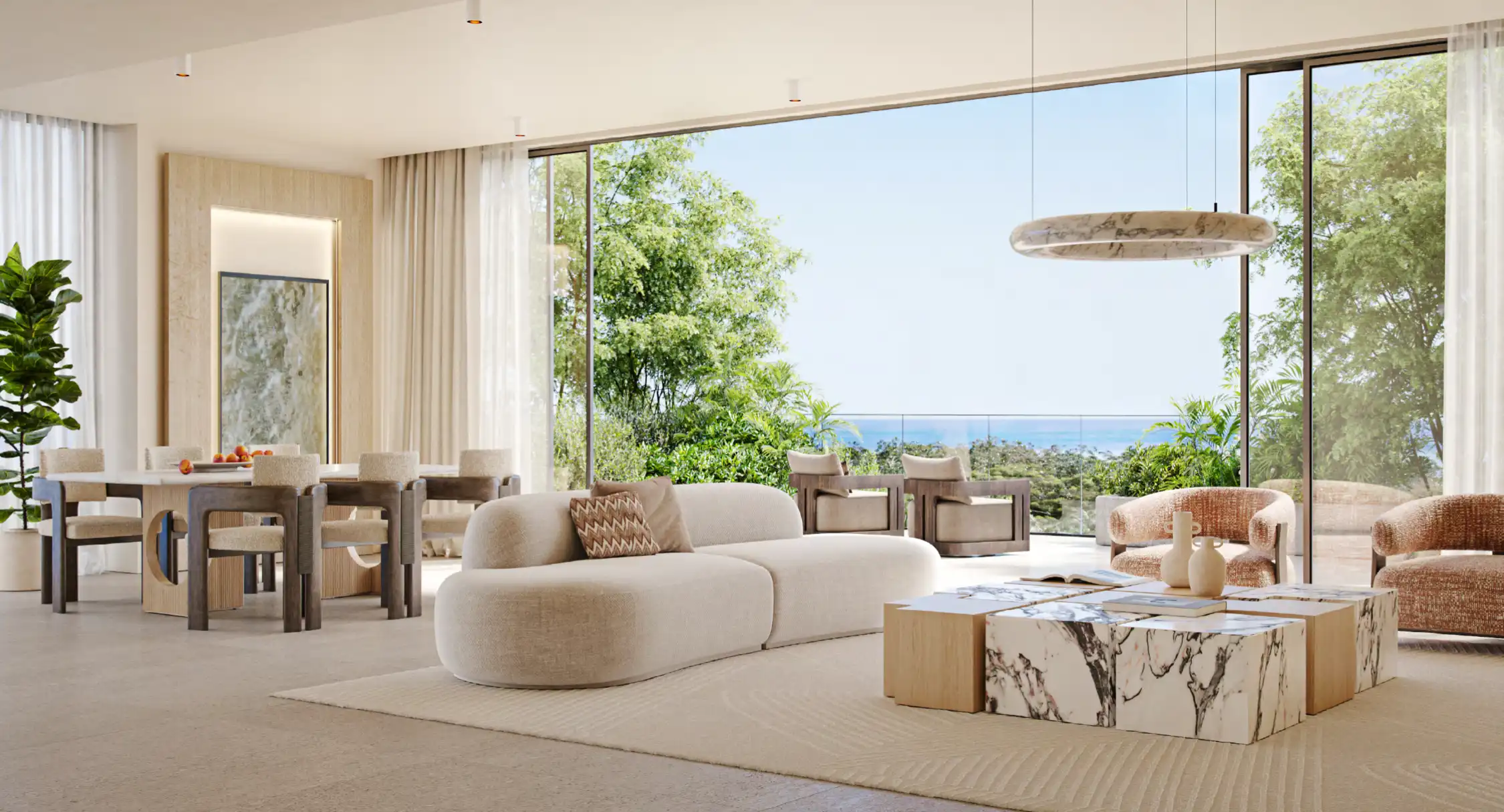 Talea DMC Penthouse Livingroom view