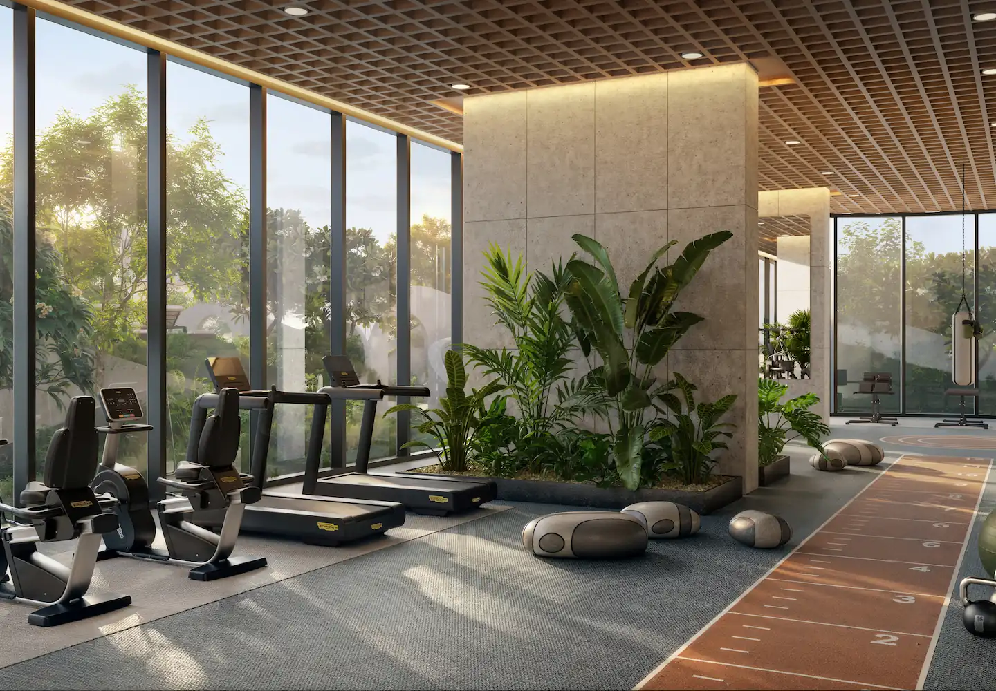 Indoor Fitness Studio