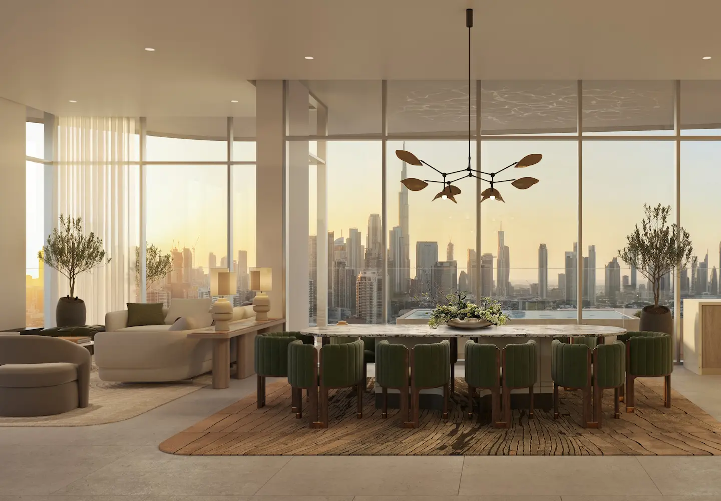 Penthouse – Kitchen & Dining Artistry-One-Residences Penthouse - Kitchen & Dining