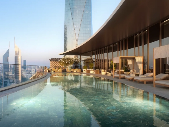 The Carlyle Residences Dubai - EXT - Pool - 02