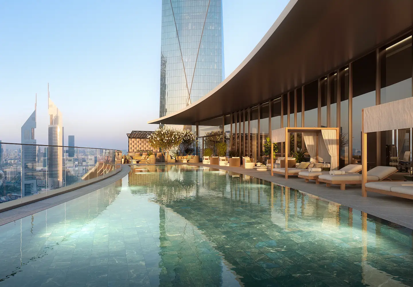 The Carlyle Residences Dubai - EXT - Pool - 02