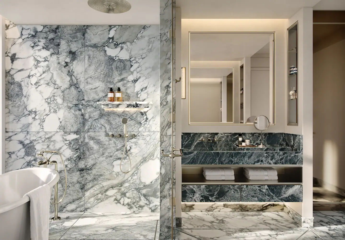 The Carlyle Residences Dubai - INT - Apt5a - Master Bathroom