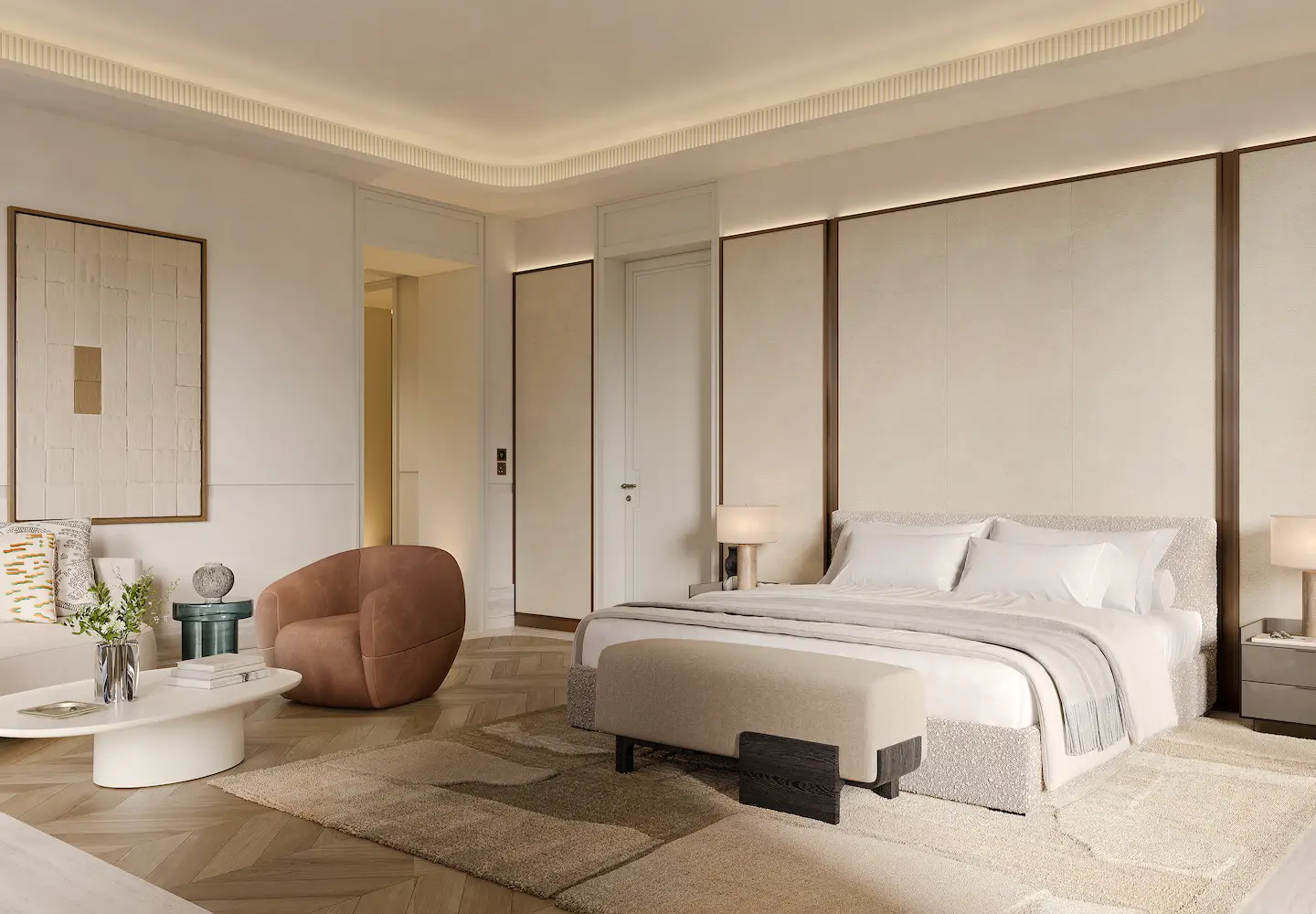 The Carlyle Residences Dubai - INT - Apt5a - Master Bedroom