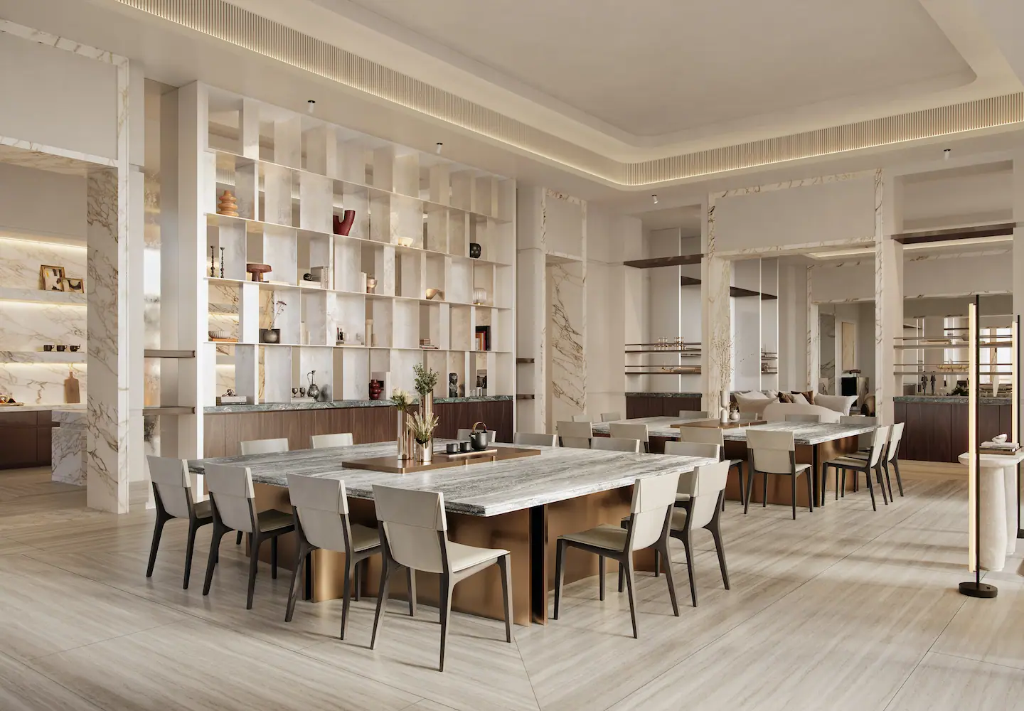 The Carlyle Residences Dubai - INT - Penthouse - Dining - 02