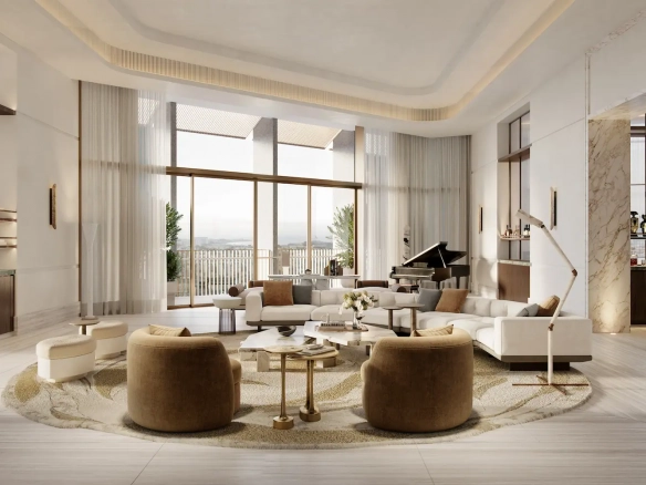 The Carlyle Residences Dubai - INT - Penthouse Living