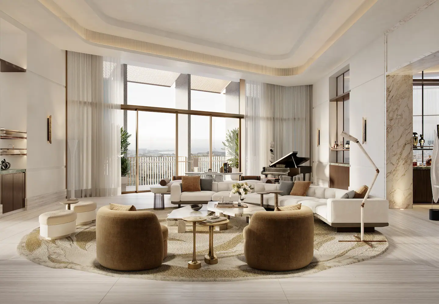 The Carlyle Residences Dubai - INT - Penthouse Living