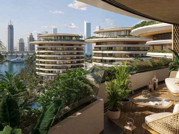 The Residences at The Dubai Beach 11 balcony view