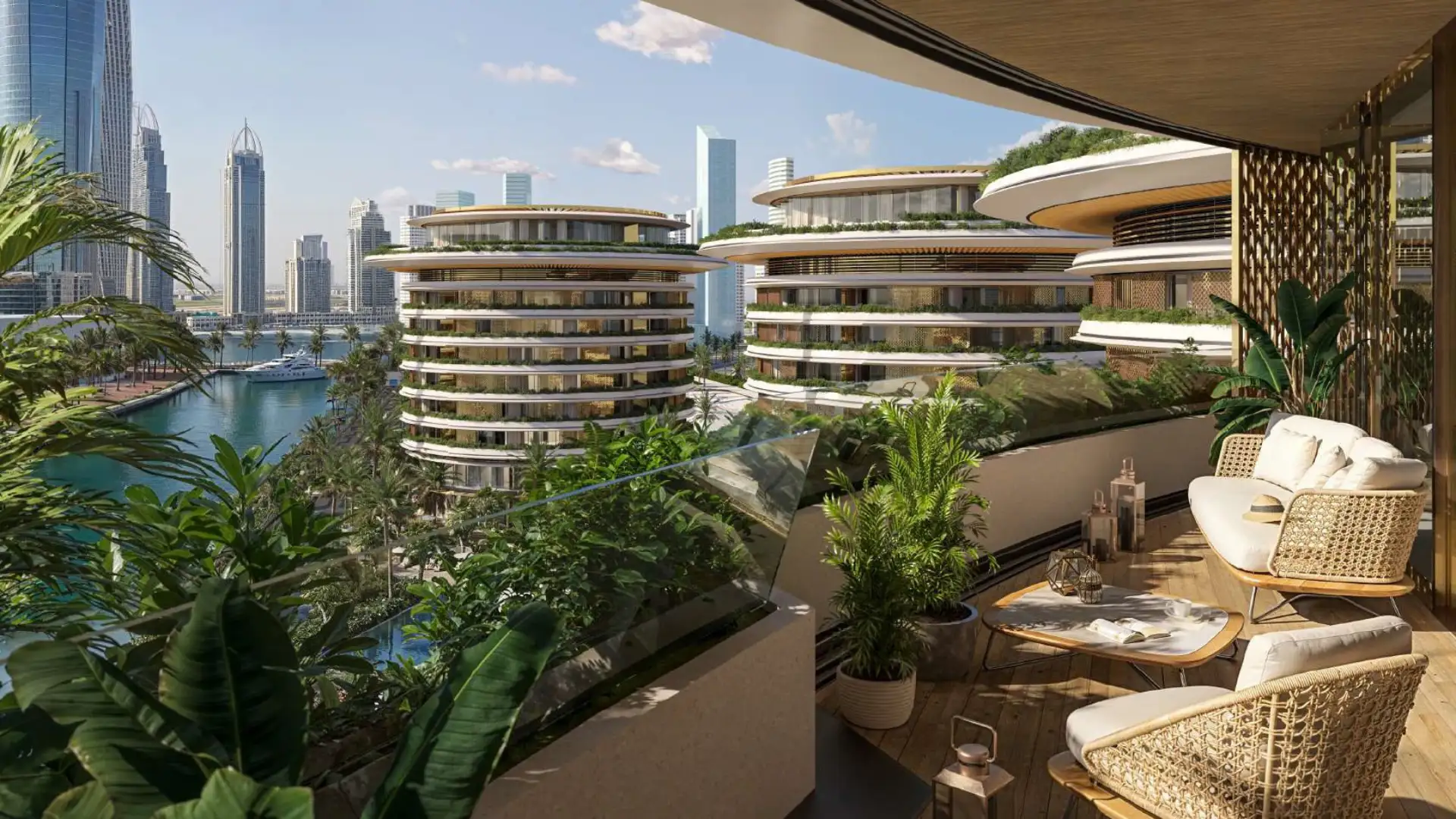 The Residences at The Dubai Beach 11 balcony view