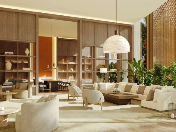 The Residences at The Dubai Beach 13 lobby