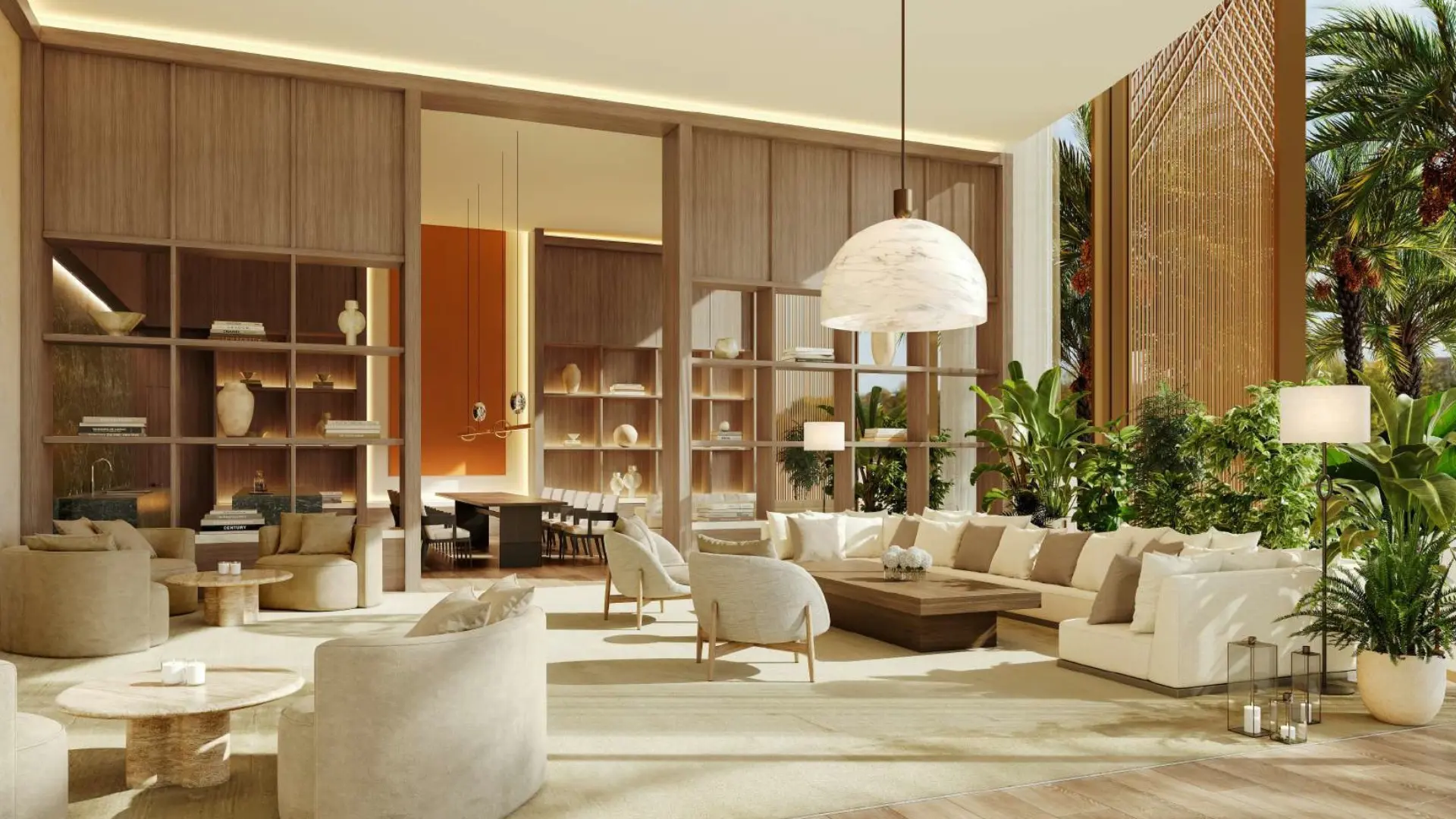 The Residences at The Dubai Beach 13 lobby