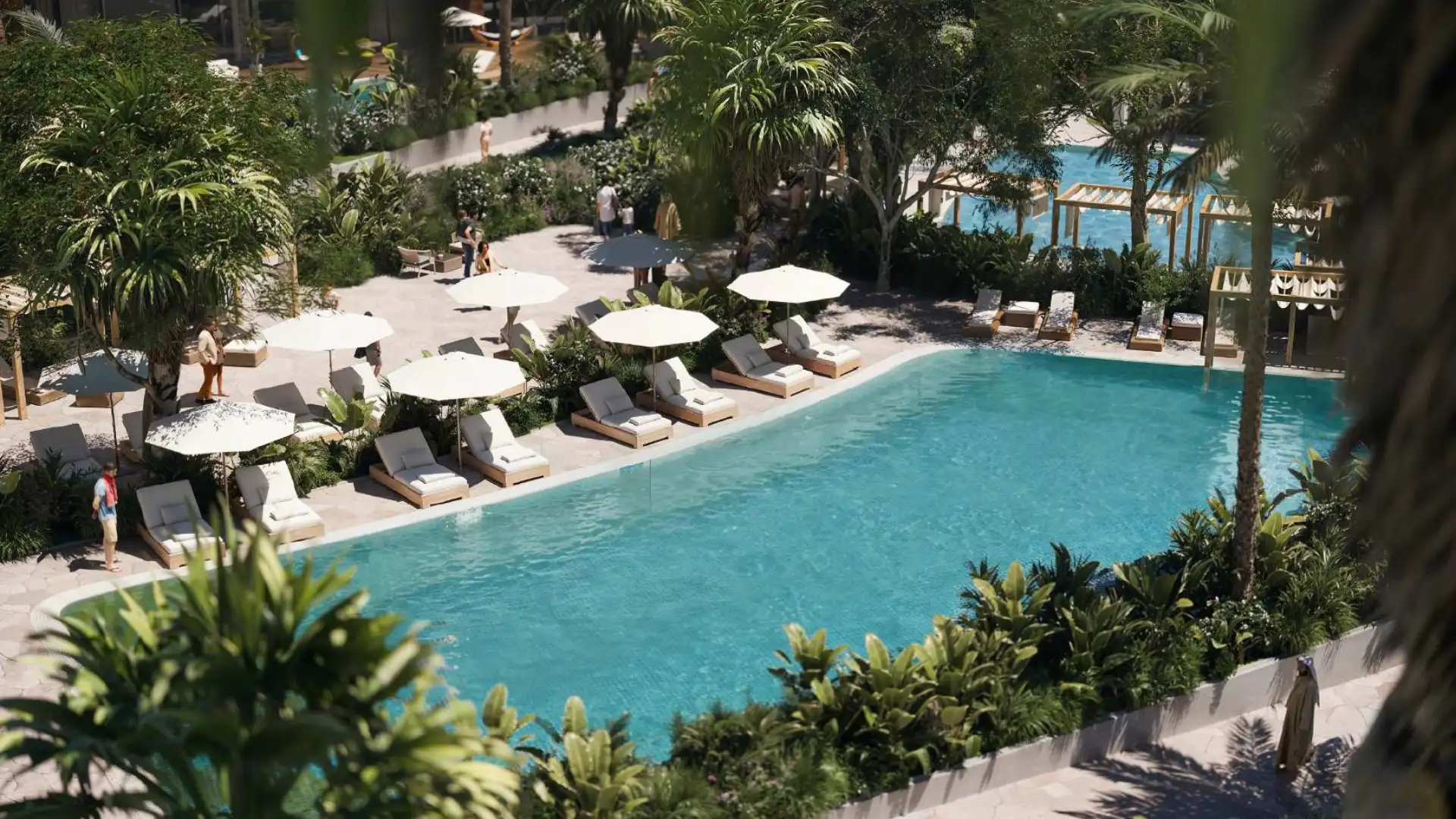 The Residences at The Dubai Beach 17 pool