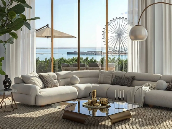 The Residences at The Dubai Beach 5 - Living room