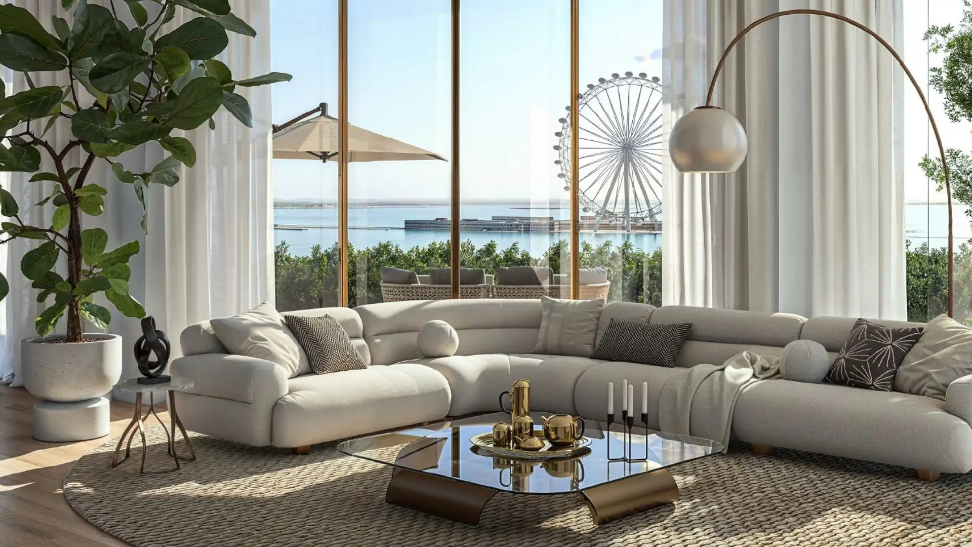 The Residences at The Dubai Beach 5 - Living room