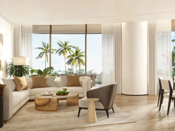 The Residences at The Dubai Beach 6 Living room