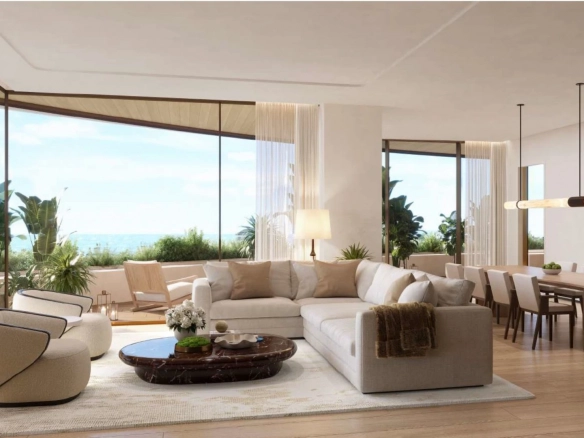 The Residences at The Dubai Beach 7 - dining living room