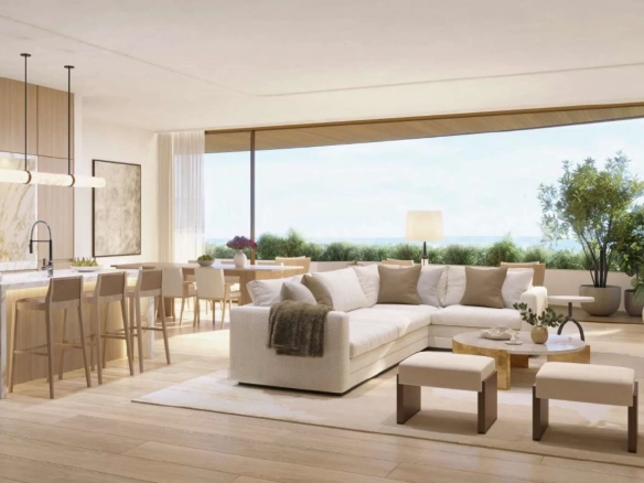 The Residences at The Dubai Beach 9 view living room